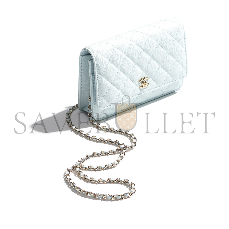 Ch*el classic wallet on chain ap4241 (19.5*12*4cm)